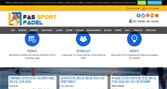 Desktop Screenshot of fassportpadel.com