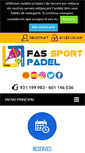 Mobile Screenshot of fassportpadel.com